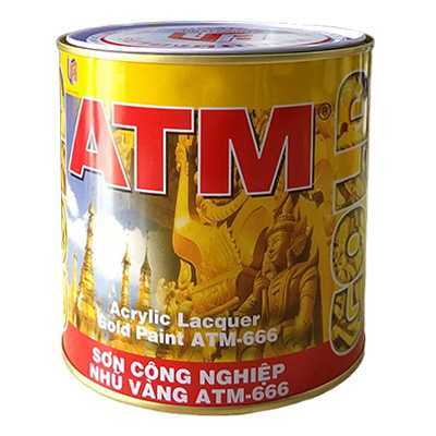 Sơn Công Nghiệp Nhũ Vàng 666